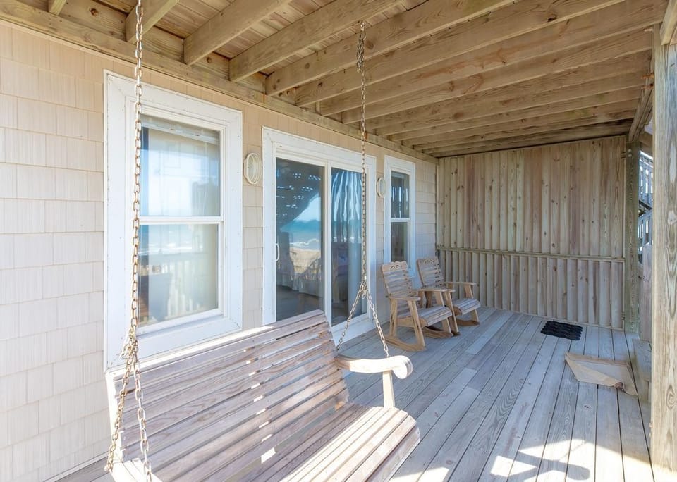 1st Floor Covered Porch off Master Bedroom