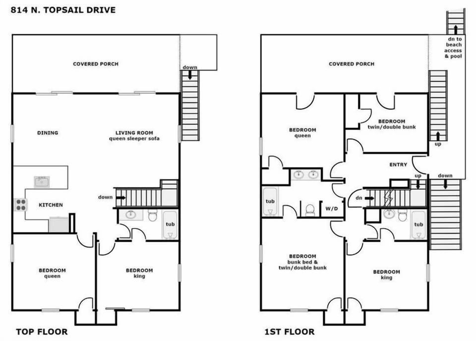 Sea-Sun's Greetings Floor Plan