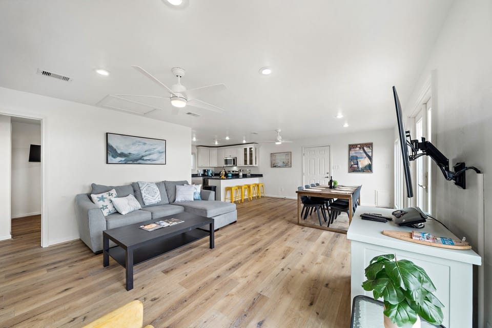 Open Living & Dining Space - Second Floor
