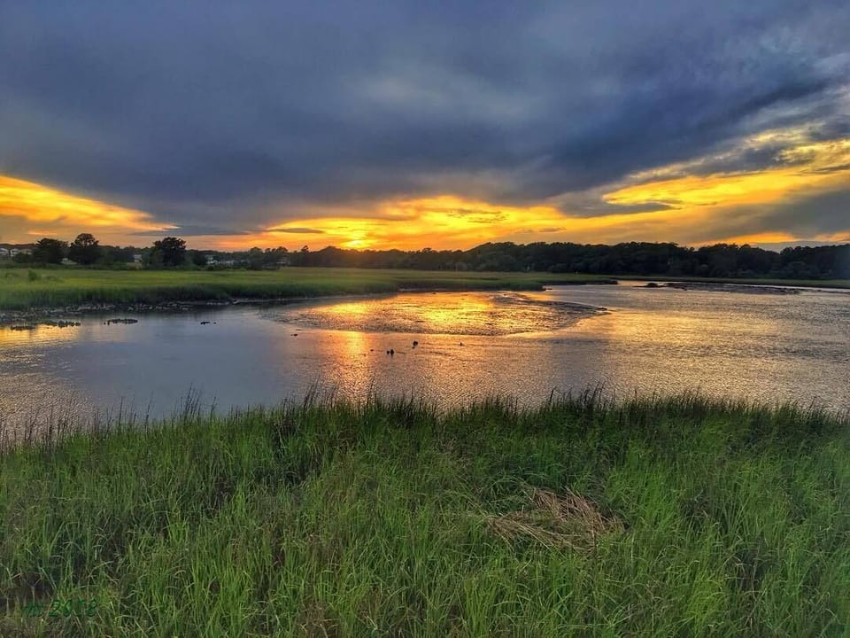 Enjoy some fabulous sunsets over the channel.