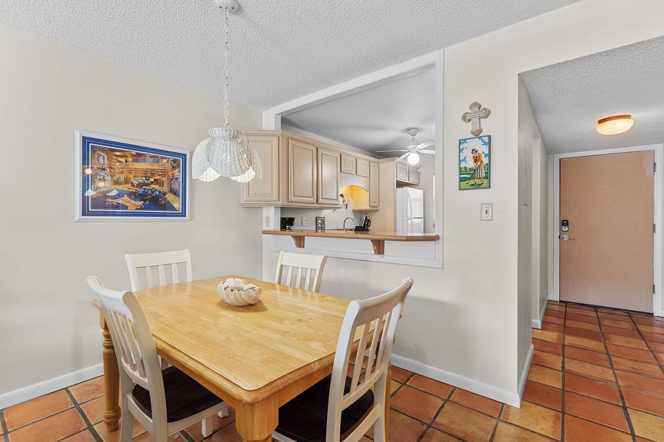 Dining and kitchen