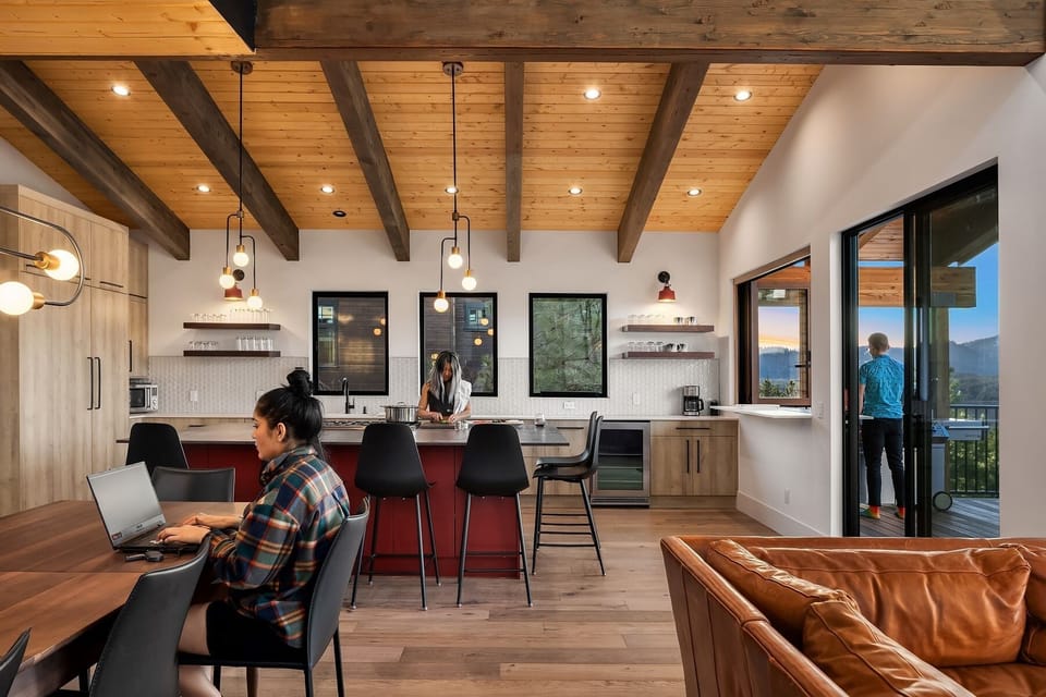 Plenty of space to work remotely