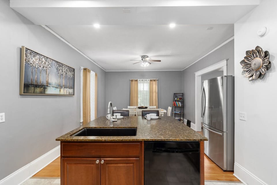 Newly renovated kitchen