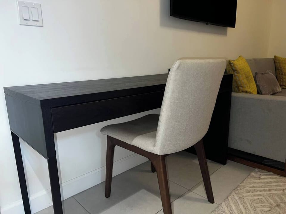 If you need a work space, we provide you with one.