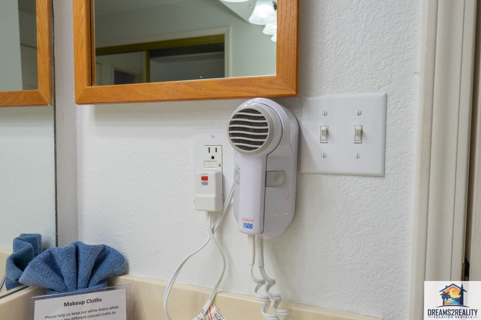 Hair Dryer Provided