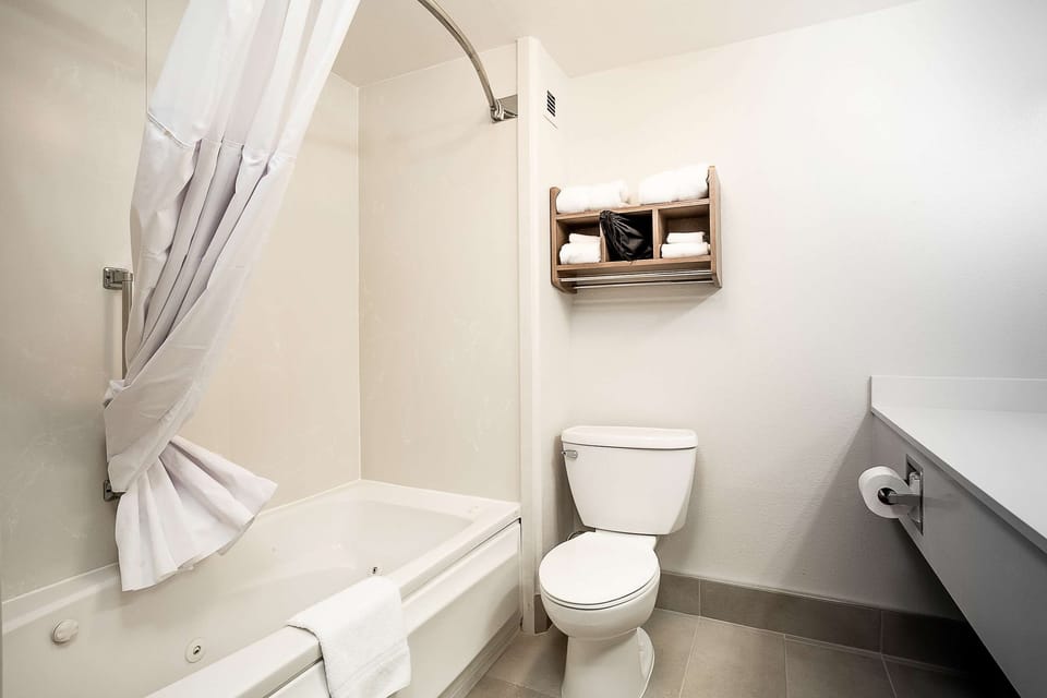 Free toiletries, hair dryer, towels