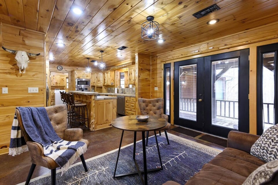 Enjoy your morning coffee or breakfast right off the kitchen