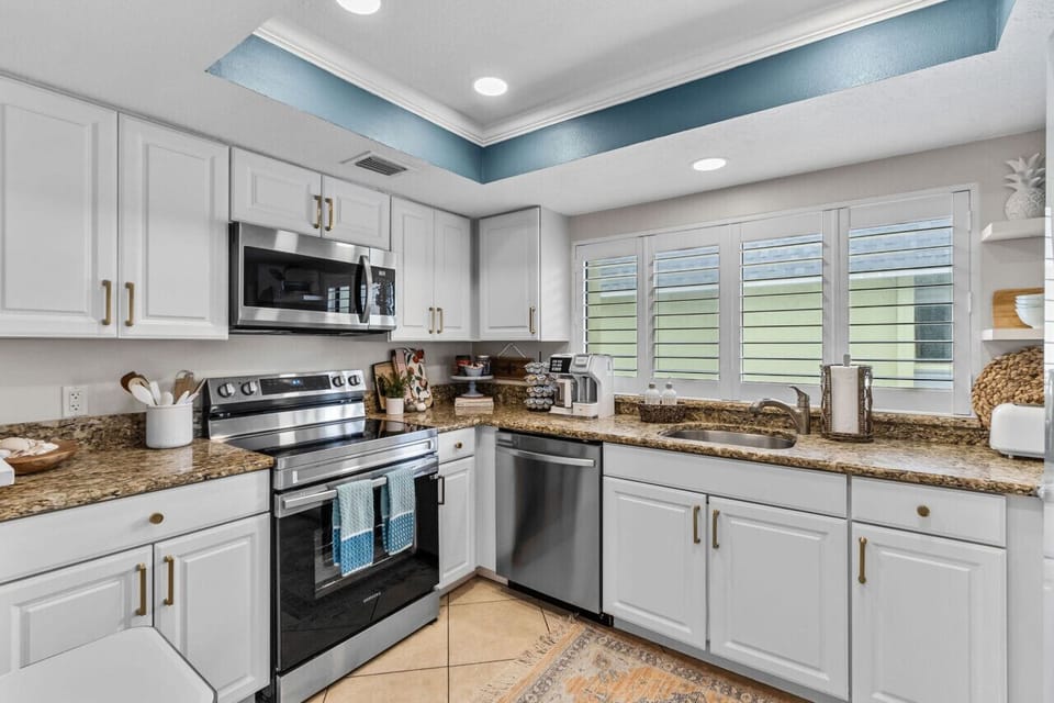 Kitchen with new appliances