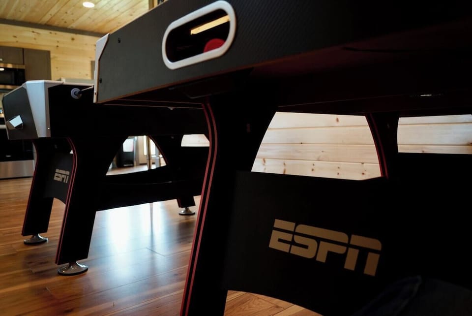 Upper level game room.