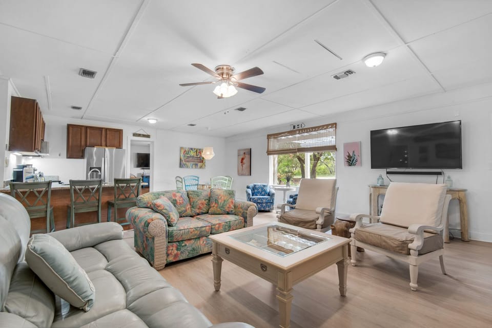 Plenty of living room seating