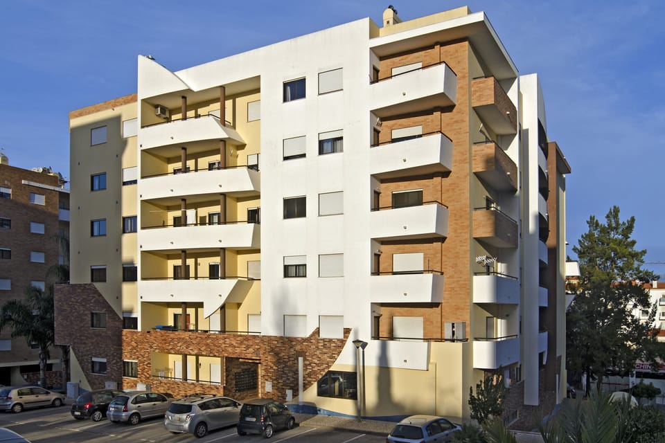 Casa Gloria building in the centre of Lagos, Portugal