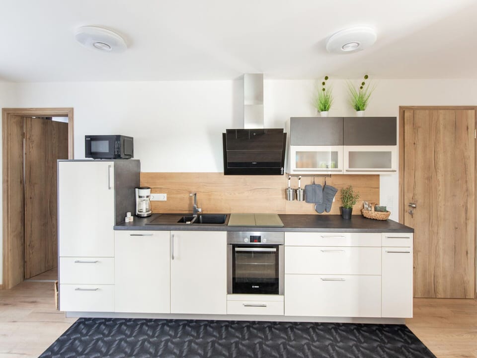 Apartment | Private kitchen | Electric kettle, highchair
