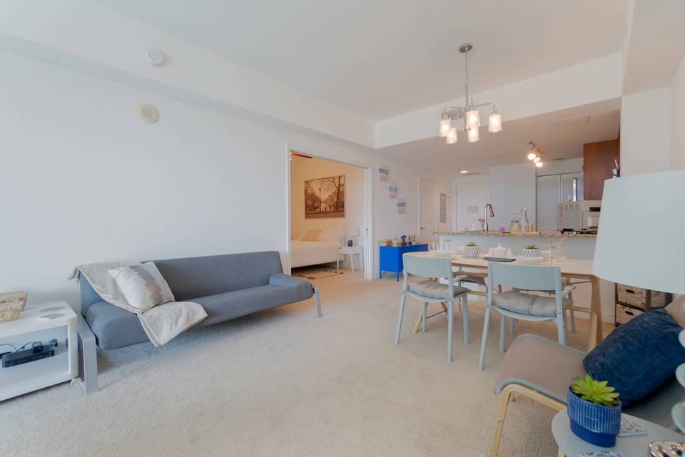 Livingroom with sofa bed