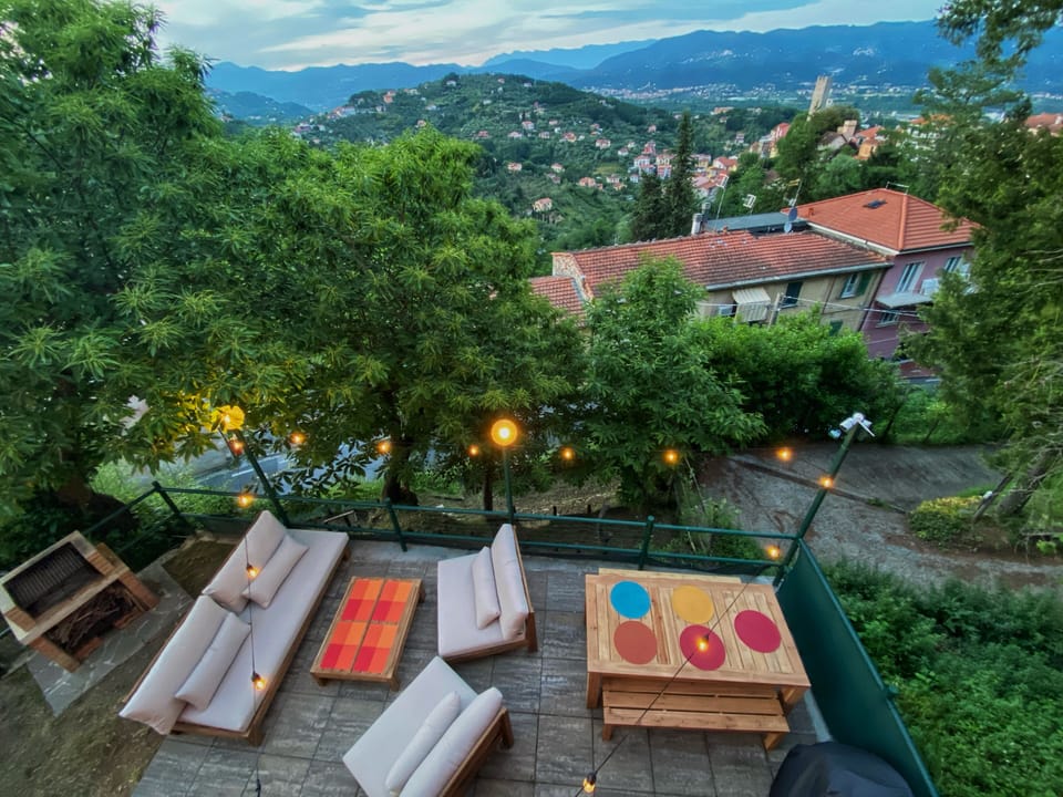 View from private terrace - Arcola historical/medieval village & private patio 