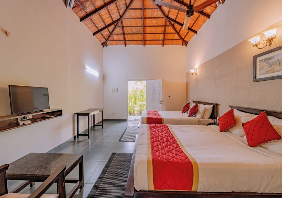 Luxury Quadruple Room | Hypo-allergenic bedding, desk, free WiFi
