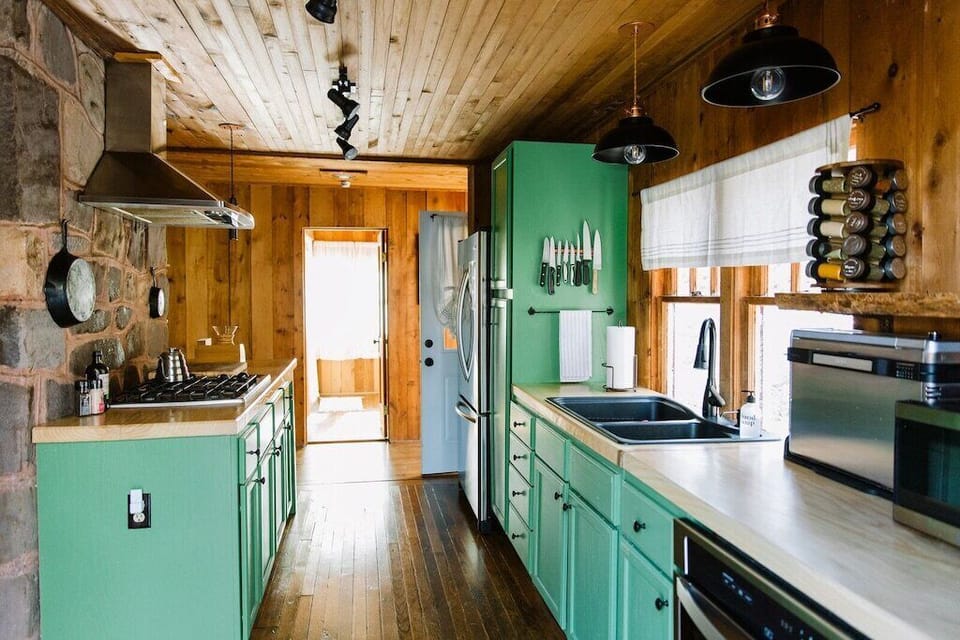 There's nothing better than a home-cooked meal in our fully stocked kitchen