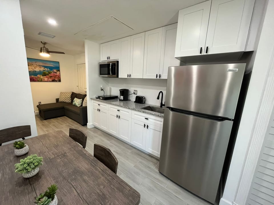 Beautiful and spacious kitchen.