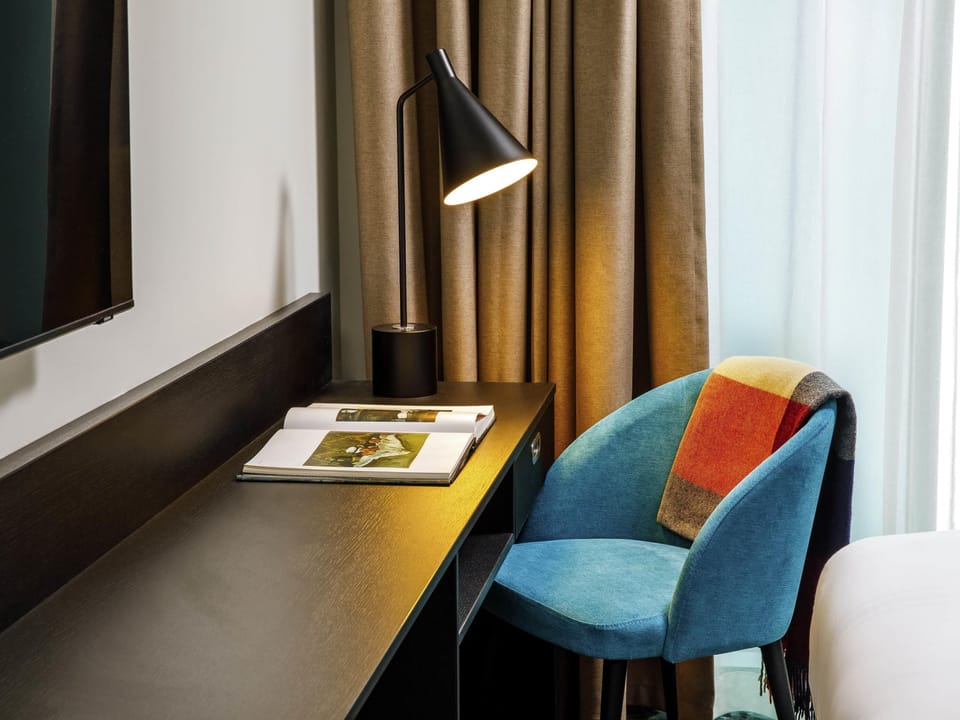 Desk, laptop workspace, soundproofing, iron/ironing board