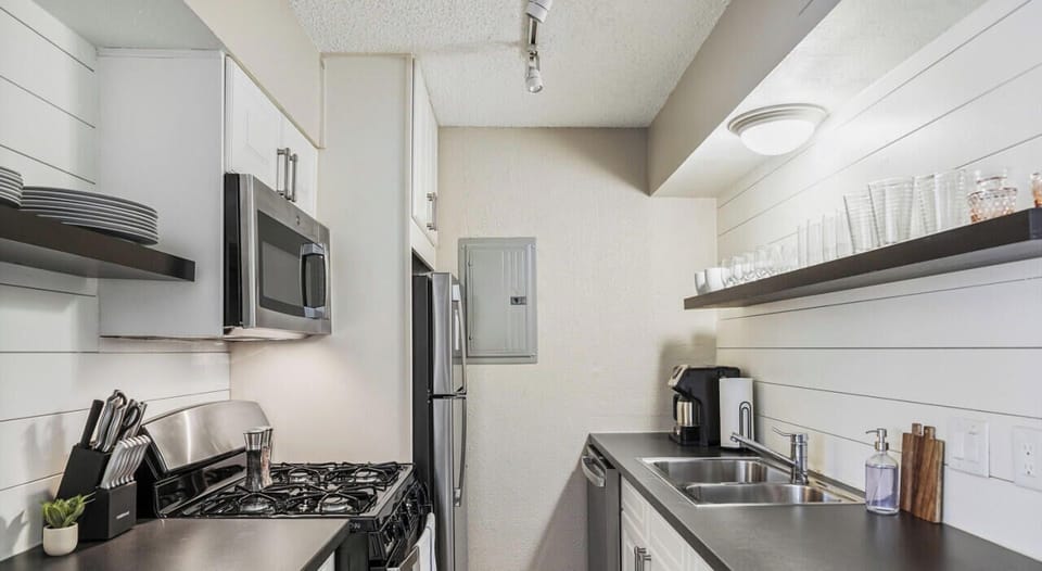 Fully equipped kitchen with all the essentials