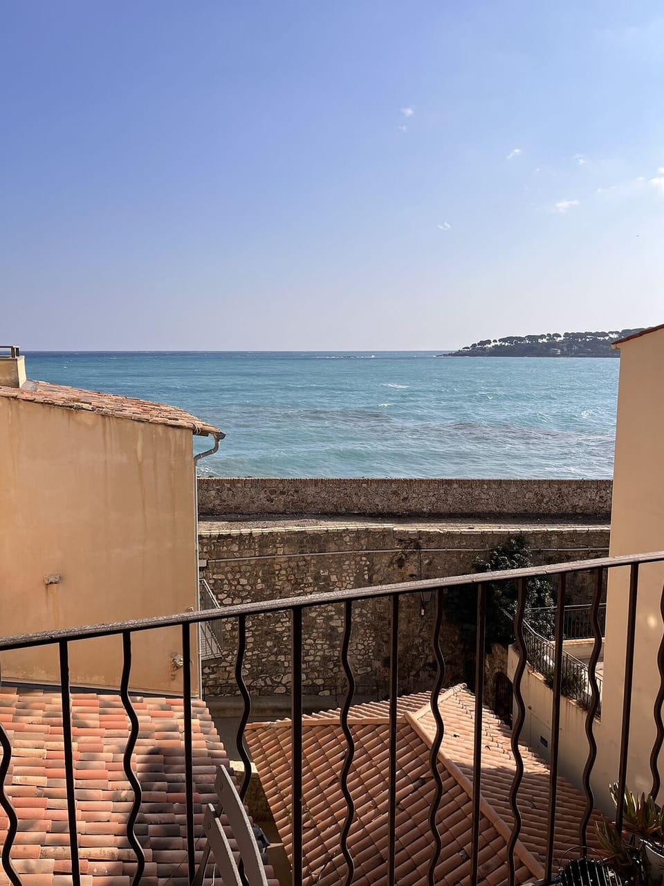 The view from the second bedroom
