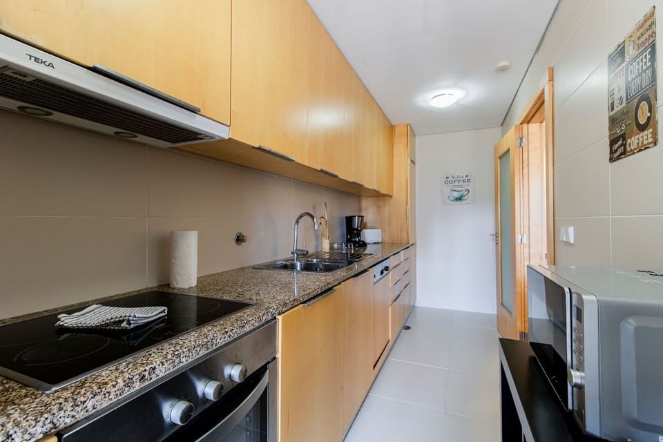 This spacious kitchen will be perfect for your stay, fully equipped with everything you might need #practical #airbnb