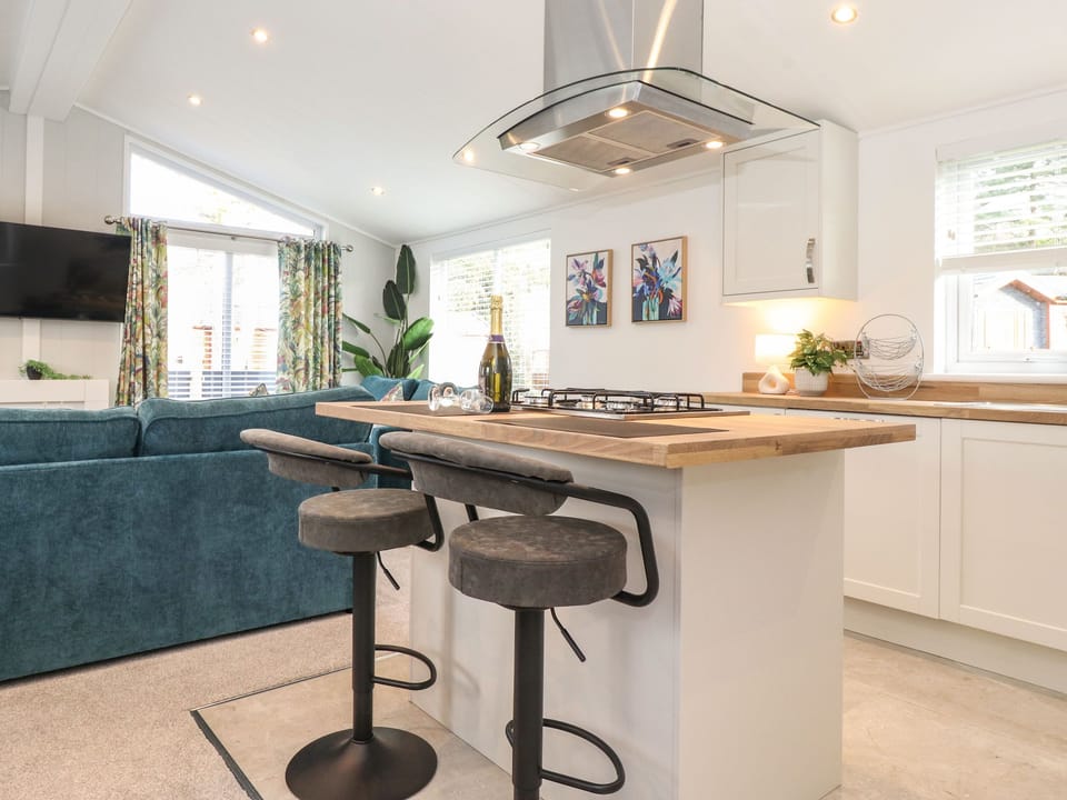 Fridge, dishwasher, electric kettle, toaster