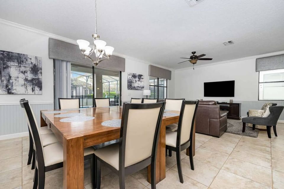 A perfect blend of style and comfort. Enjoy seamless transition from dining to the cozy main living area.