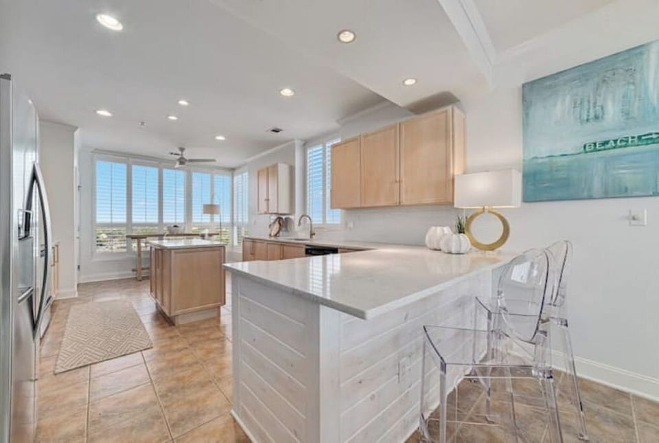 Large fully stocked kitchen