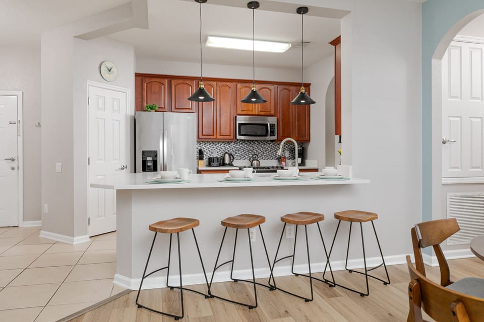 BREAKFAST AREA WITH A GRANITE COUNTER TOP