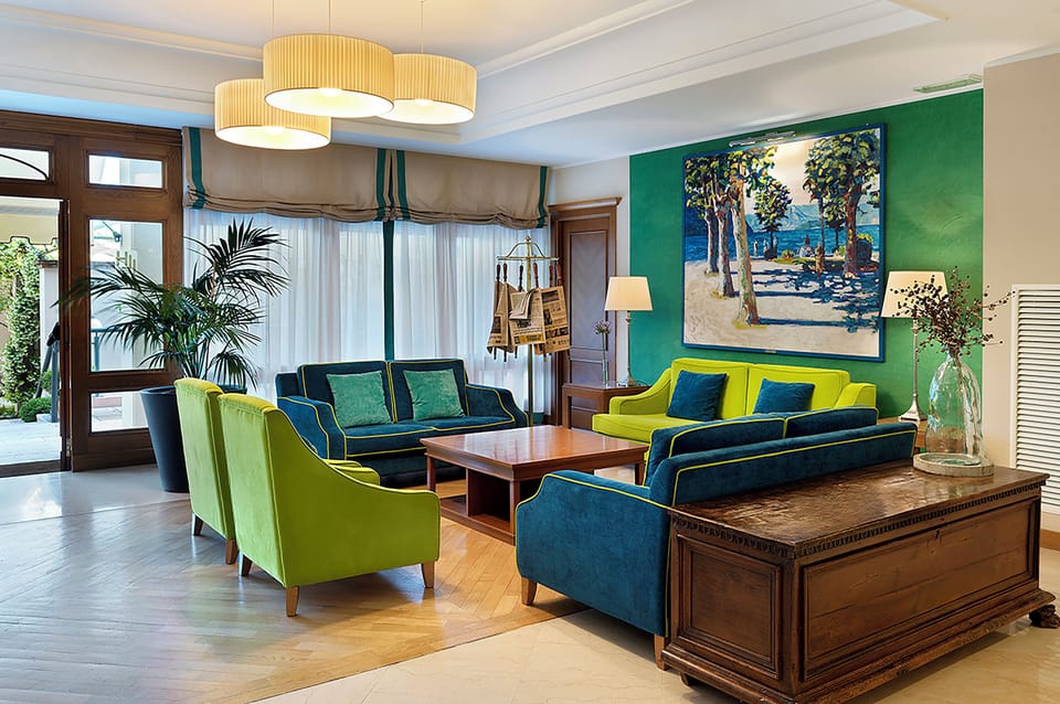 Lobby sitting area