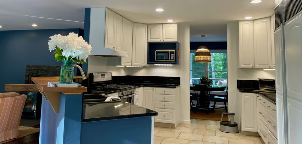 Fully outfitted by a private chef, this kitchen is the bomb