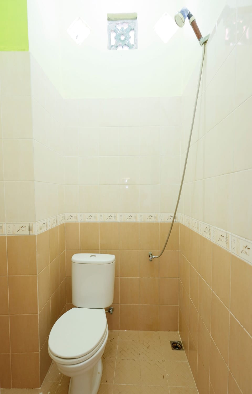 Shower, bidet, towels, toilet paper
