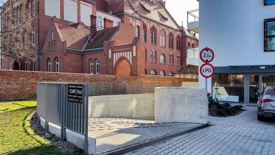 Unique property building. 