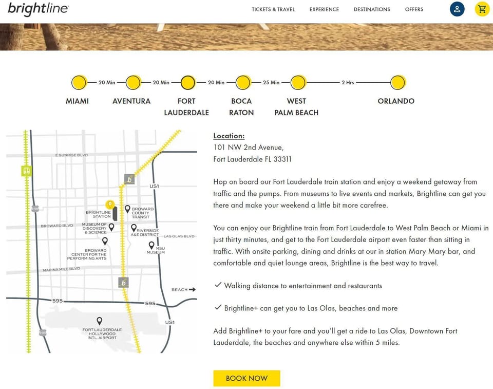 Train - Brightline Close by