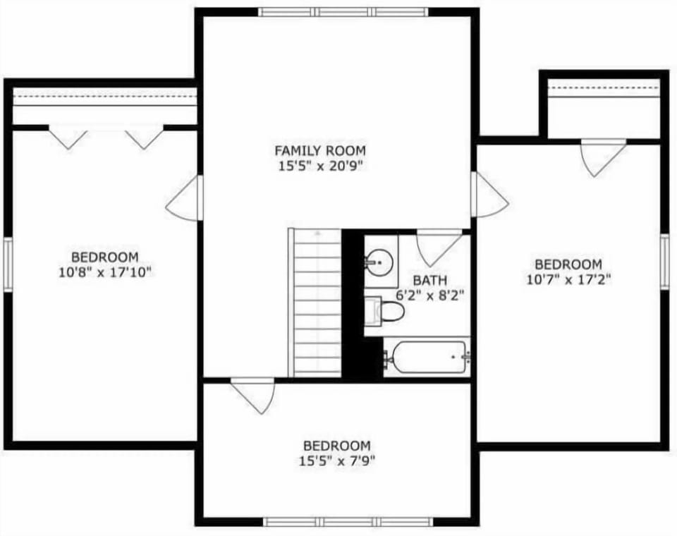 Schoolhouse Rock's 2nd floor layout.