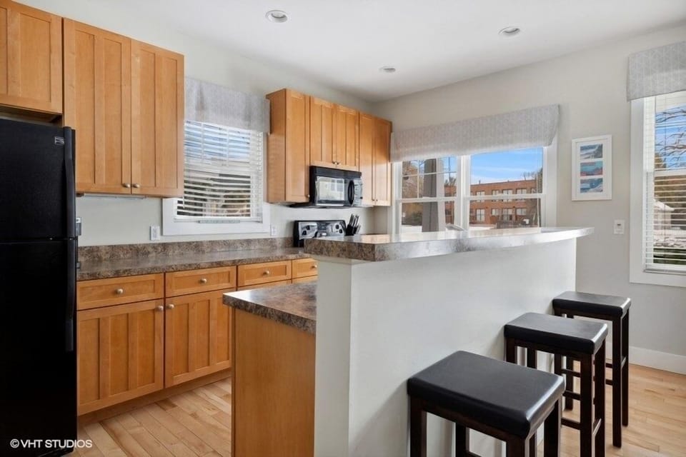 Enjoy good company and conversation in our open kitchen.