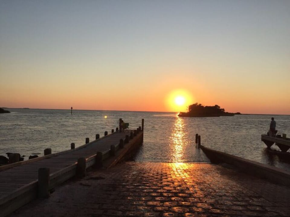 Boat Landing to the Gulf Mexico