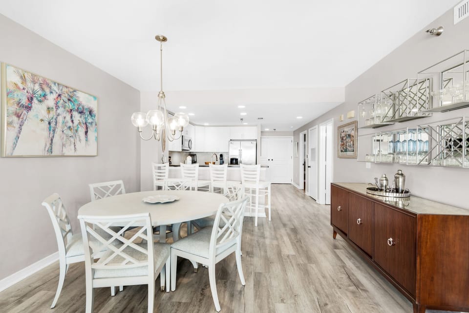 Living to kitchen view