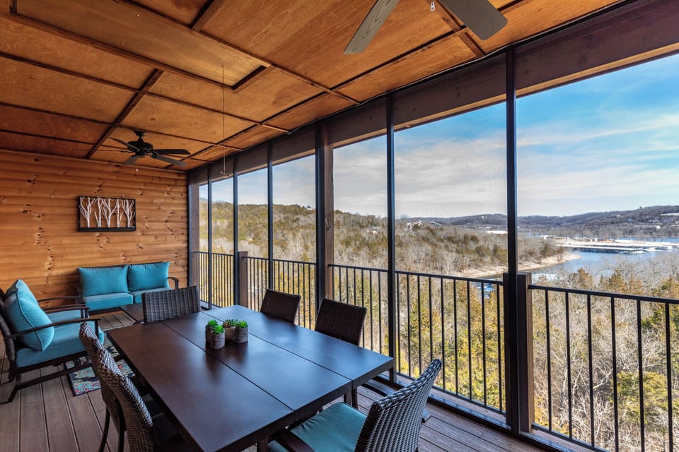 Screened In Back Deck