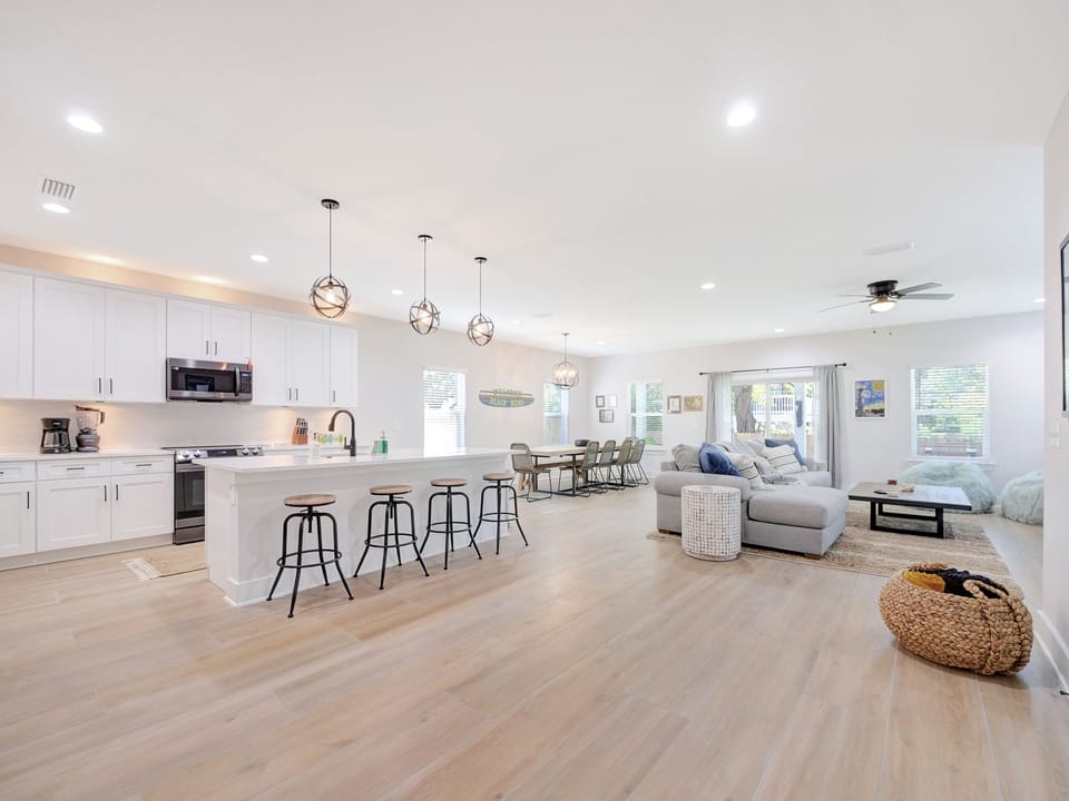 open floor plan