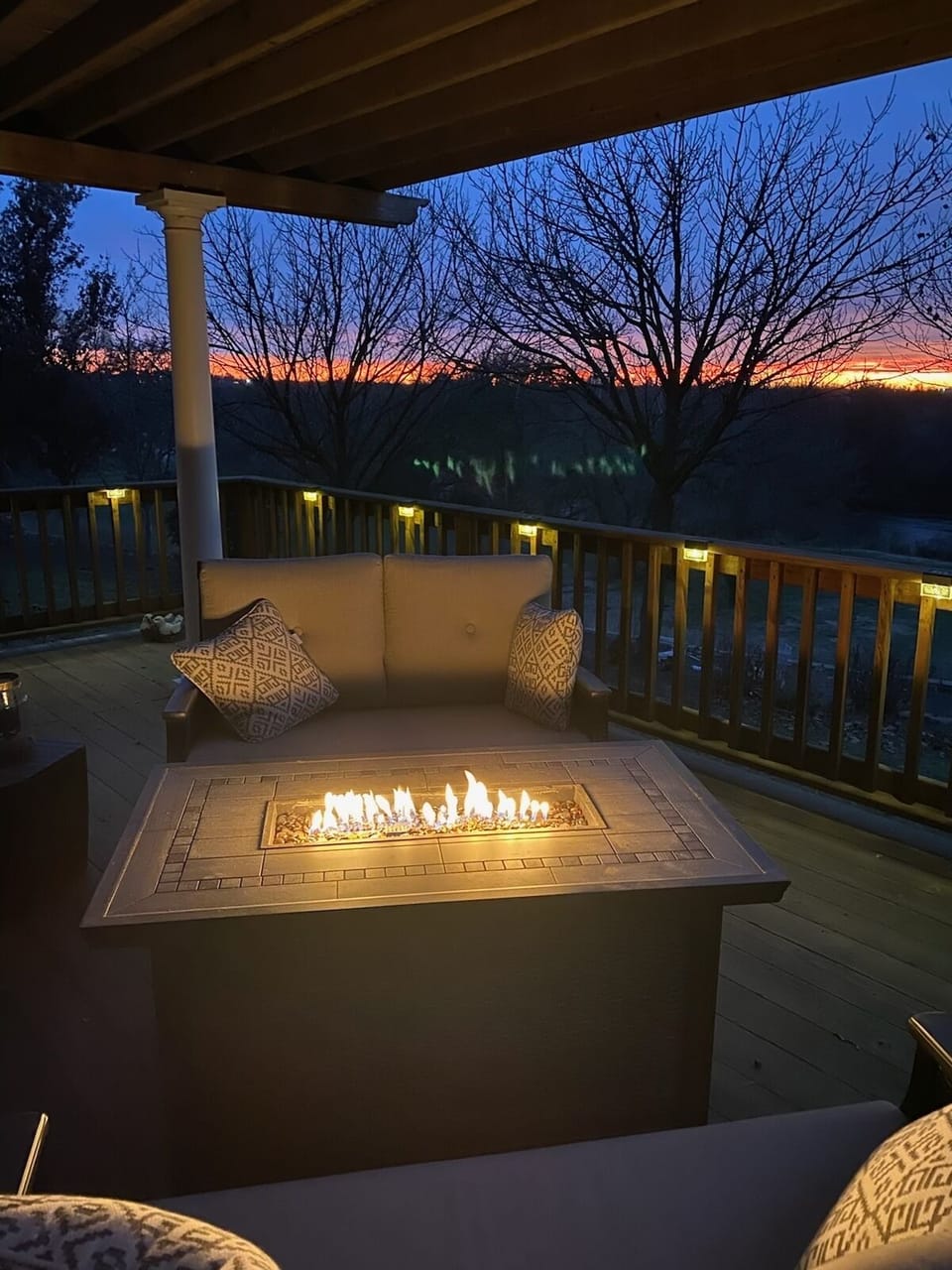 Gas Fire Pit, Bbq Area