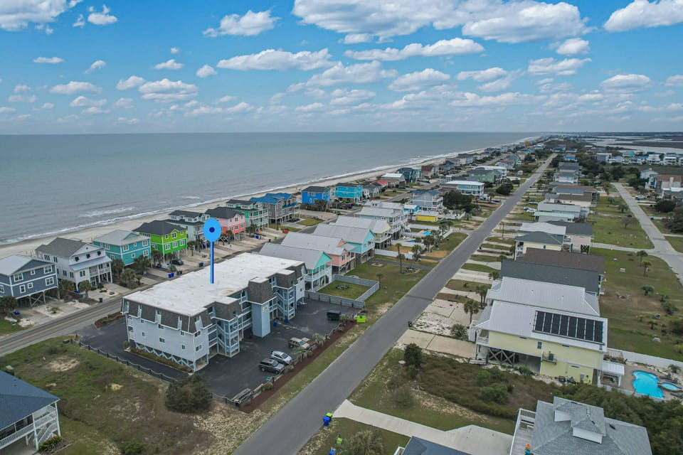 A Better View is located second row, on the picturesque West End of Oak Island.