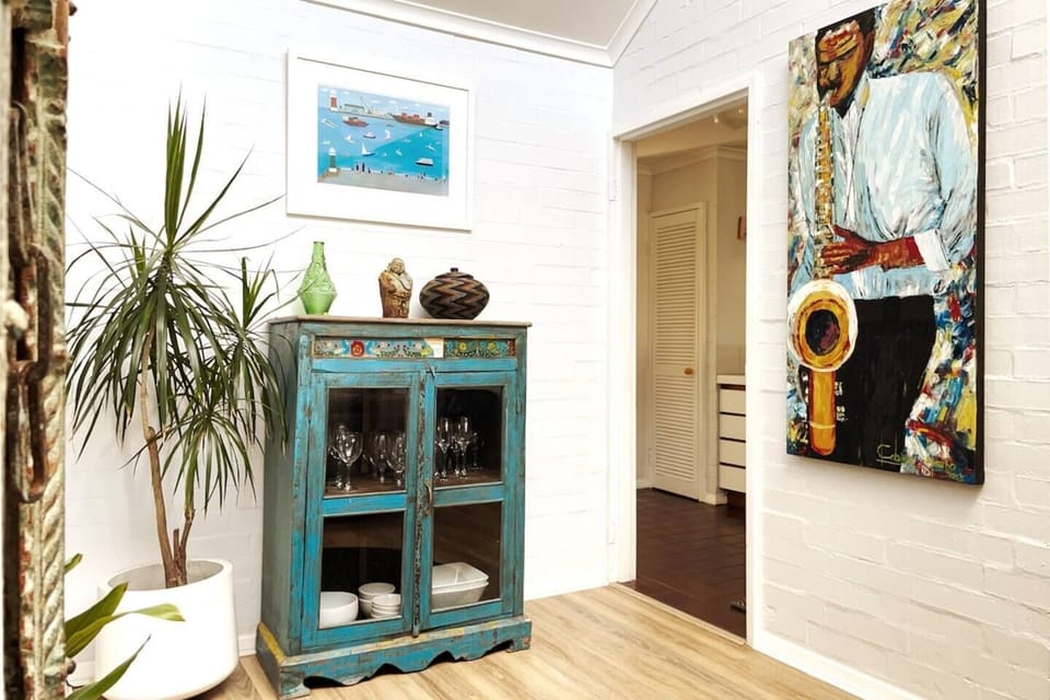 Fantastic artwork throughout the house