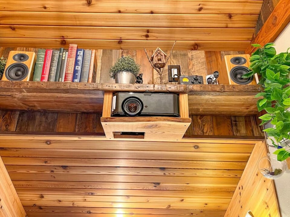 The projector allows you to stream from your favorite apps