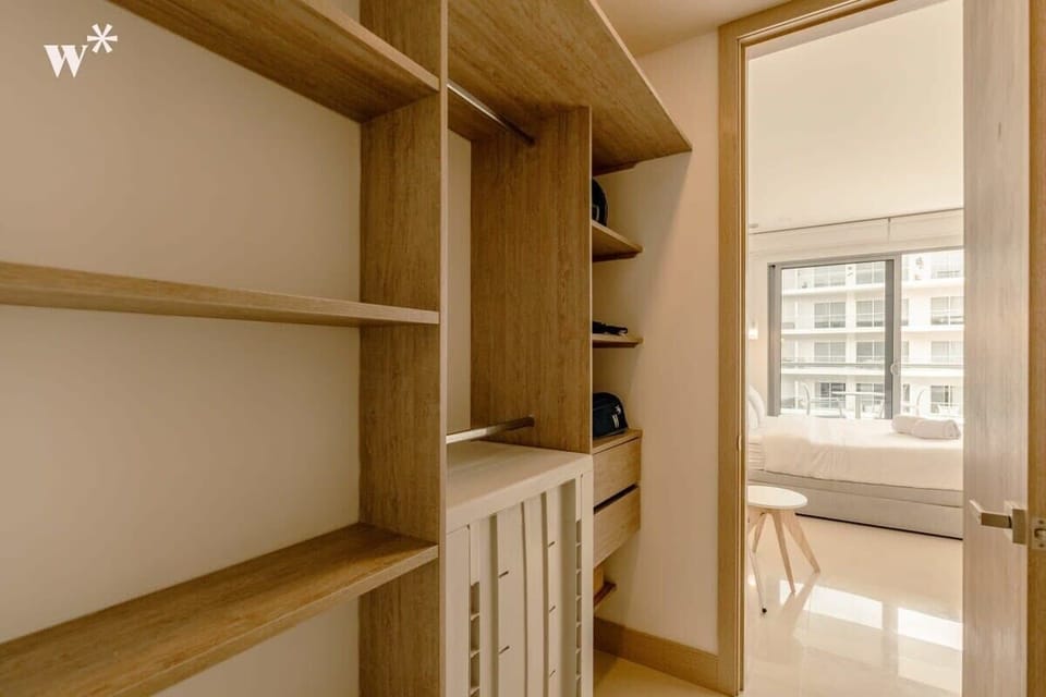 Closet with essentials