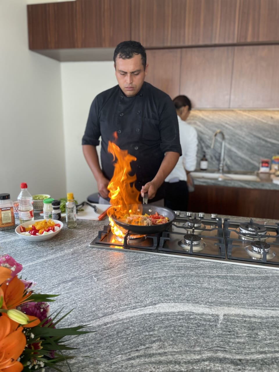 Private chef available if you want to eat in. 
