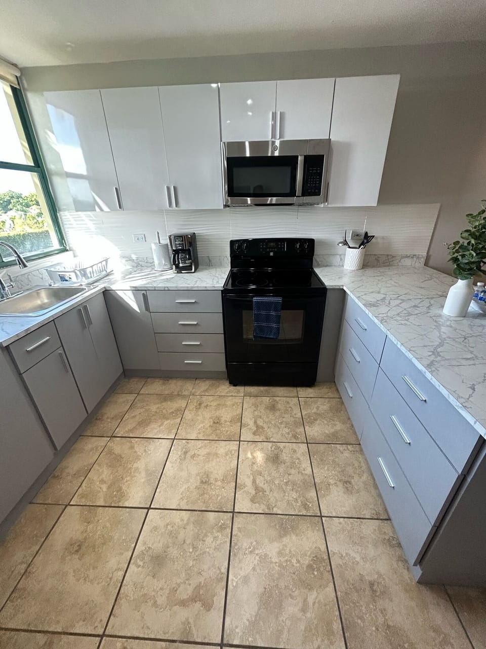 Updated kitchen area