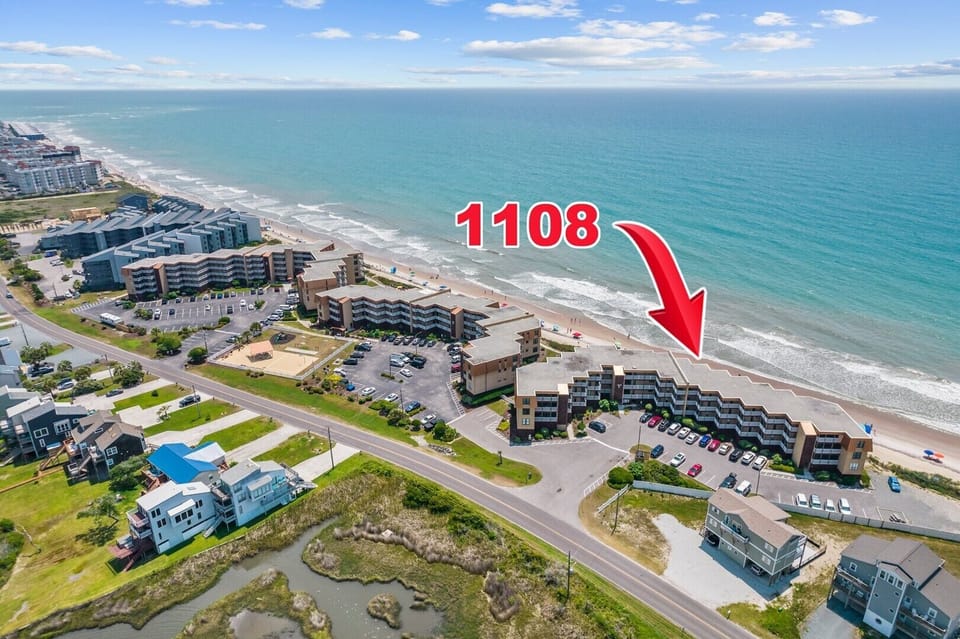 Aerial of Topsail Dunes - Ample Parking