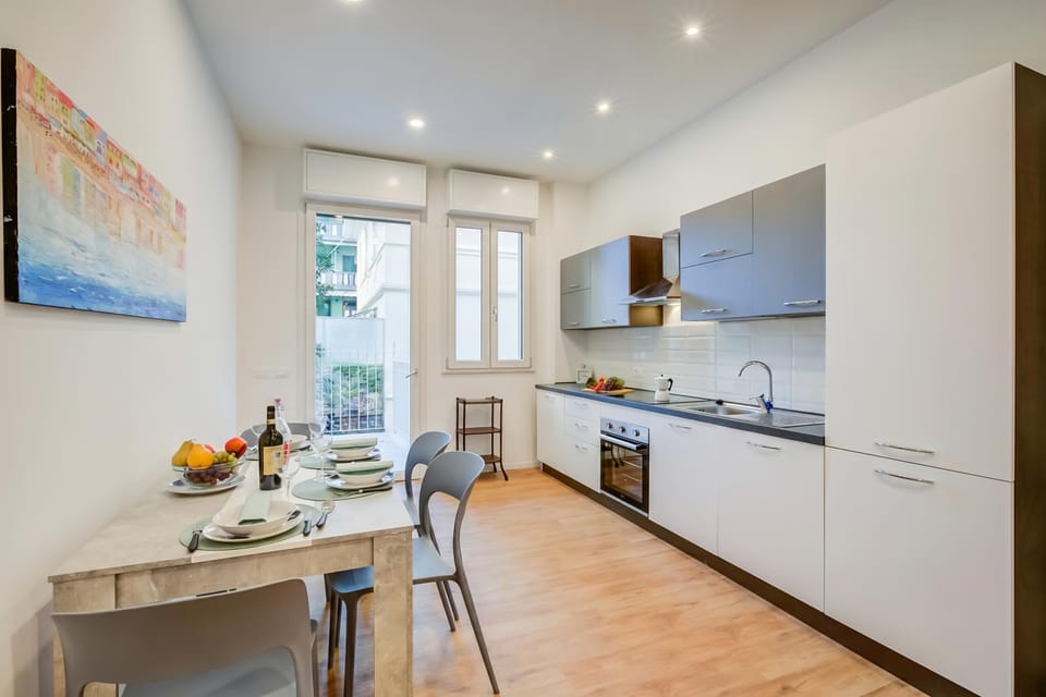 Kitchen and dining area