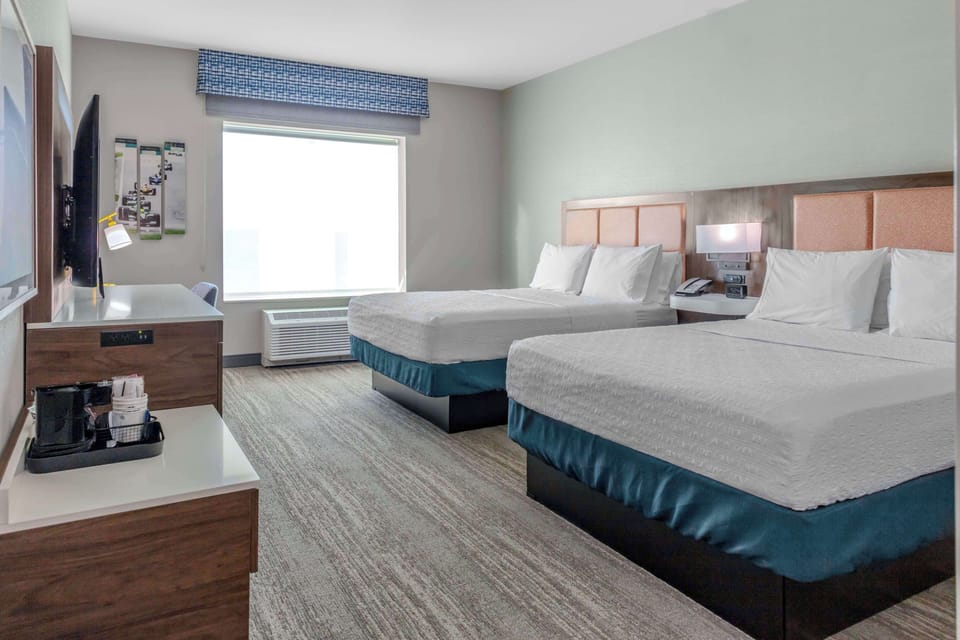 Premium bedding, memory foam beds, individually decorated